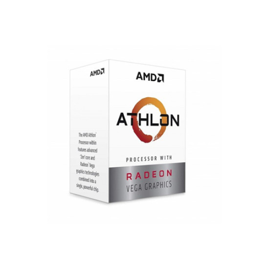 AMD Athlon 200GE AM4 Socket Desktop Processor with Radeon Vega 3 Graphics